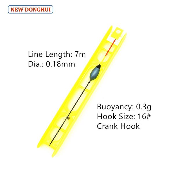 

newdonghui fishing float set winder float ready-made rig 5pcs/pack or 10pcs/pack fishing accessory tackle 0.3g buoyancy tp24070