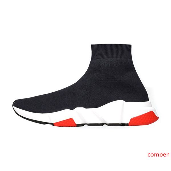 

discount designer shoes speed trainer bule black white red flat fashion mens womens socks sneakers trainers casual shoes size 36-45