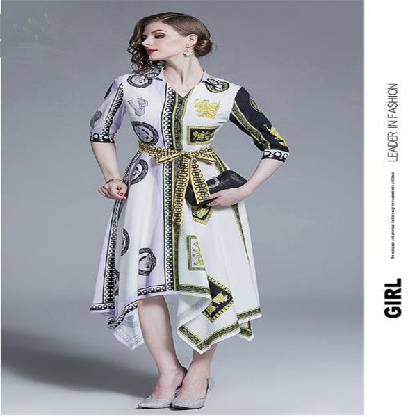 

party dress women summer 2020 new dress ladies long sleeve tunic a line long dresses for women, White;black