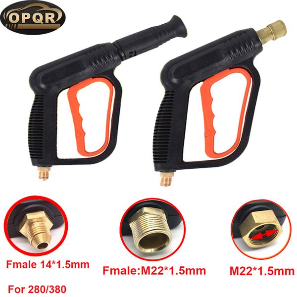 

oprq 280/380/55/58 fan shaped car wash cleaning lance 3000 psi high pressure washer spray guns with m22-15 nozzle