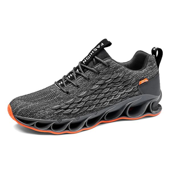 

men's shoes 2020 new all-around trend leisure sports running summer breathable men's shoes, Black