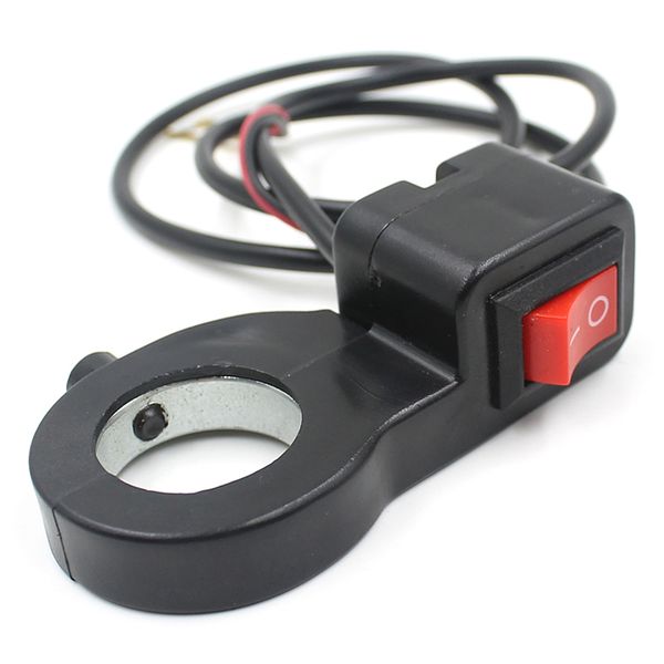 

universal motorcycle switches motorcycle handlebar flameout switch on off button for moto motor atv bike dc12v/10a black car