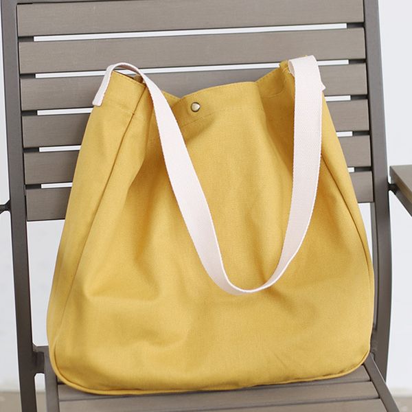 

casual canvas shoulder bag 2020 female leisure cotton fabric open hipster purse girly teenager daily crossbody bag for women