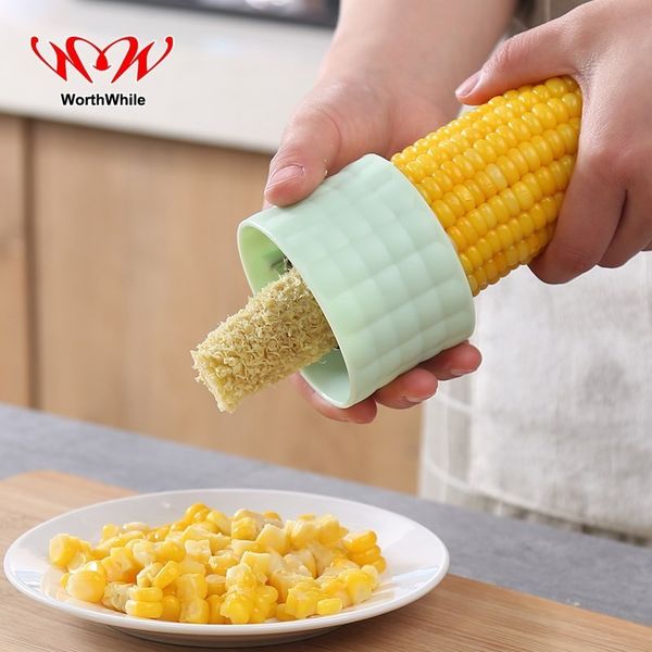 

worthwhile practical corn separator grain stripper stainless steel cob remover kitchen cutter cooking tools outdoor camping bbq