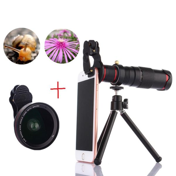 

hd 4k 22x camera zoom optical telescope portable for camping hunting for samsung iphone huawei lens zoom camera