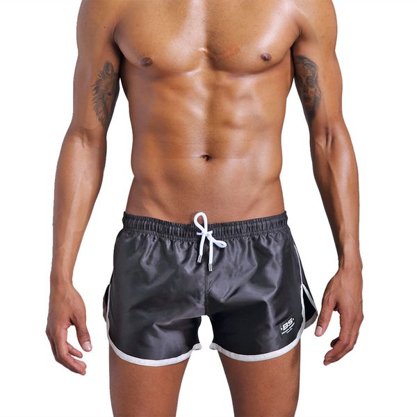 

mens quick dry lightweight running workout bodybuilding gym shorts men athletic training pace jogging sports casual short pants, Black;blue