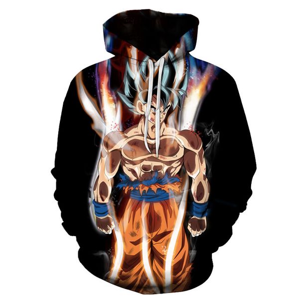 

hoodies pocket hooded sweatshirts 3d pullovers men women outerwear hoodie, Black