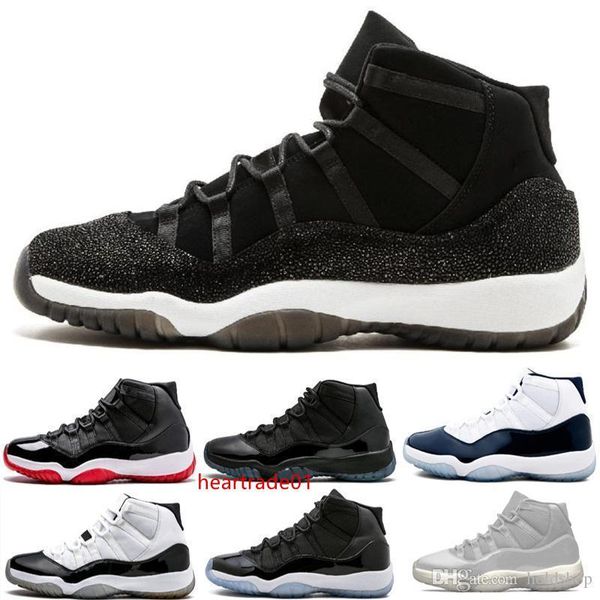 

and cap gown 11 men prom night platinum tint gym red bred prm heiress navy gum women 11s xi basketball shoes cool grey sports sneakers