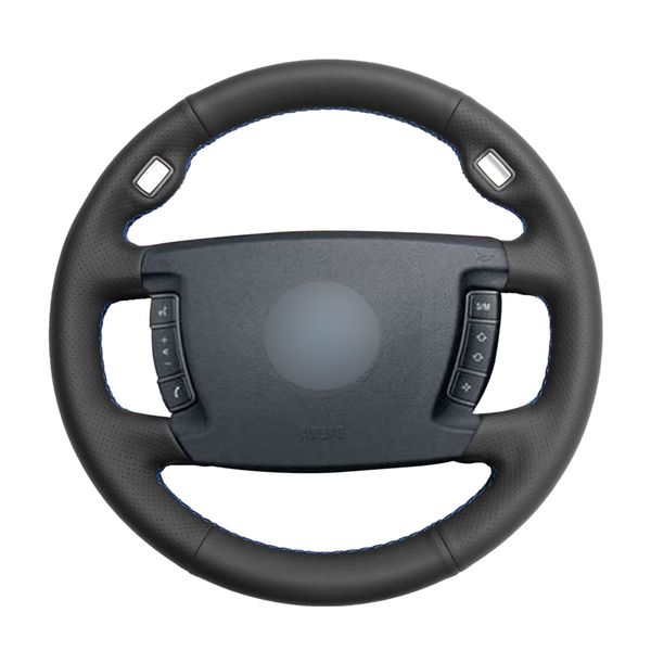 

black pu artificial leather car steering wheel cover for 730li 745li 760li 2004 730li 740li 750li 760li 2005 755ih 2007
