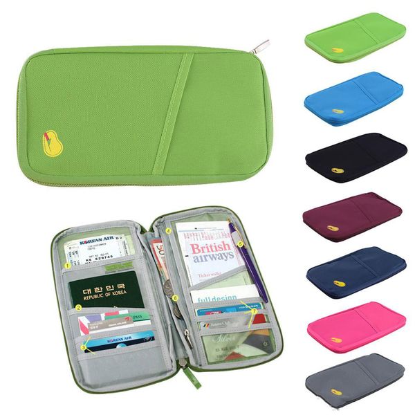 

travel id card holder cash wallet passport credit passport organizer bag purse wallet easy to carry an2731