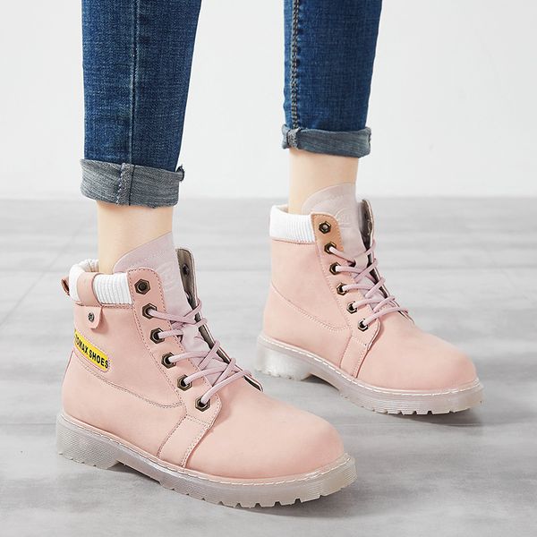 

boots british style autumn 2019 high help show thin women's boots new versatile short tube student short, Black