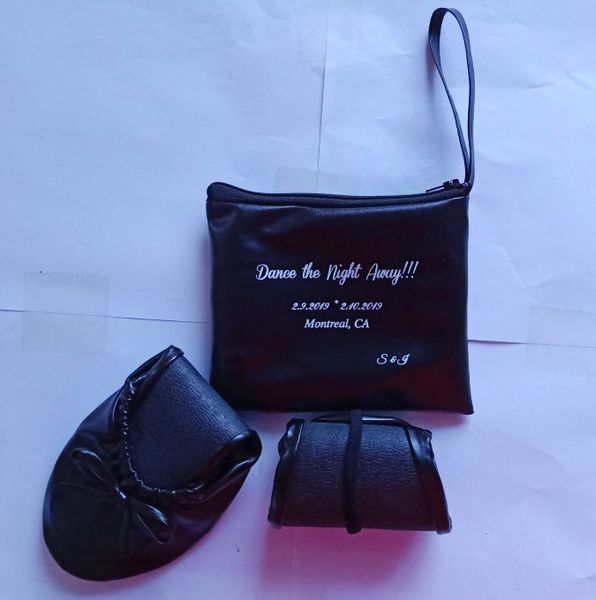 

popular style foldable ballerina shoes with small bag