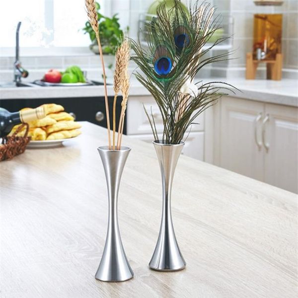 Creative Vase Stainless Steel Vase Modern Flower Arrangement