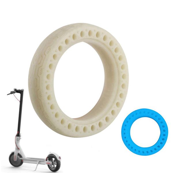 

8.5 inch fluorescent shock damping honeycomb rubber tyres solid airless tire for xiaomi mijia m365 electric kick scooter