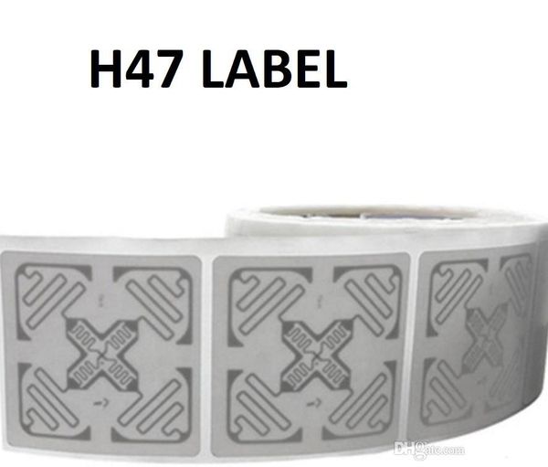 

500pcs / серия rfid uhf smart label im pinj m4e этикетка h47 бумага с покрытием наклейка беспилотный retail этикетка iso180006c rfid этикетк