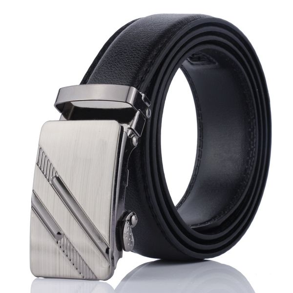 

designer belt new men belt luxury brand designer belts mens real leather automatic buckle riemen mens designer belts, Black;brown