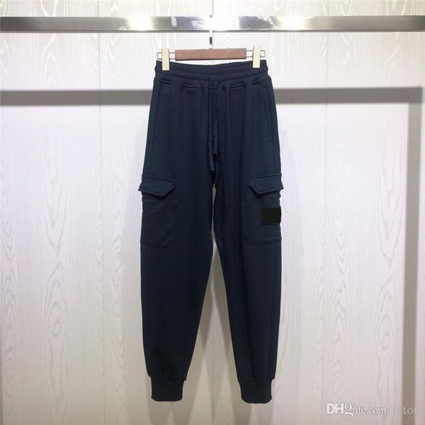 

fashion brand trackpants new long luxury mens jogger pants hip hop streetwear 19ss sportpants mens clothing b100905k, Black