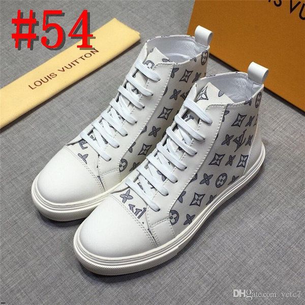 

19ss brand men casual shoes lace-up autumn casual shoes men breathable fashion black casual men shoes white cqcq1