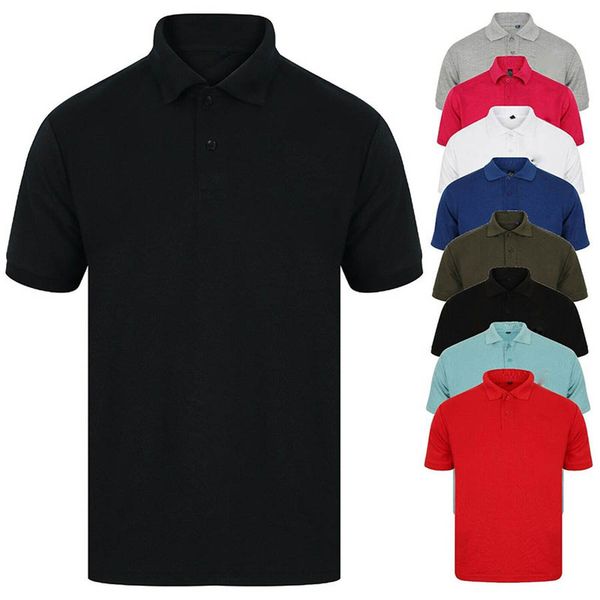 

Embroidery Golf Plain Horse Emblem Luxury Design Designer Male Summer Turn-Down Collar Short Sleeves Polo Shirt Men Top Plus Size A2010