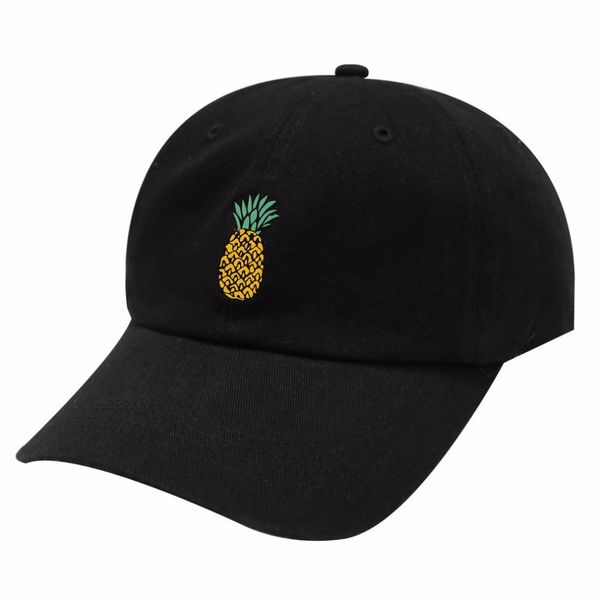 

spring women's cap snapback pineapple pattern printed hat men's summer baseball caps hip hop hats for girls casquette homme, Blue;gray