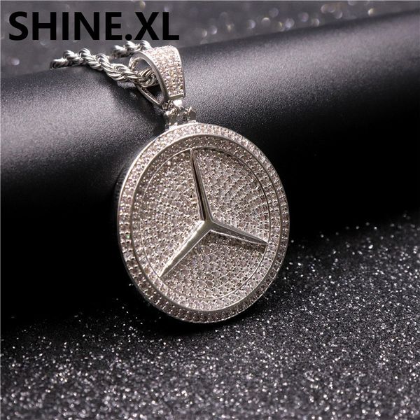 

Хип-хоп Белый Позолоченные Iced Out Full Алмазные Бен ключа автомобиля Подвеска Micro Асф