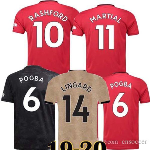 

Thailand FC POGBA soccer jersey 2019 2020 LINGARD LUKAKU RASHFORD football shirt united UtD 19 20 uniforms man jerseys manchester shirts