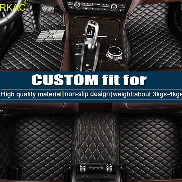 

car floor mats for focus 2005-2017 4door/5door hatchback/sedan 5d waterproof custom fit car liners foot mats