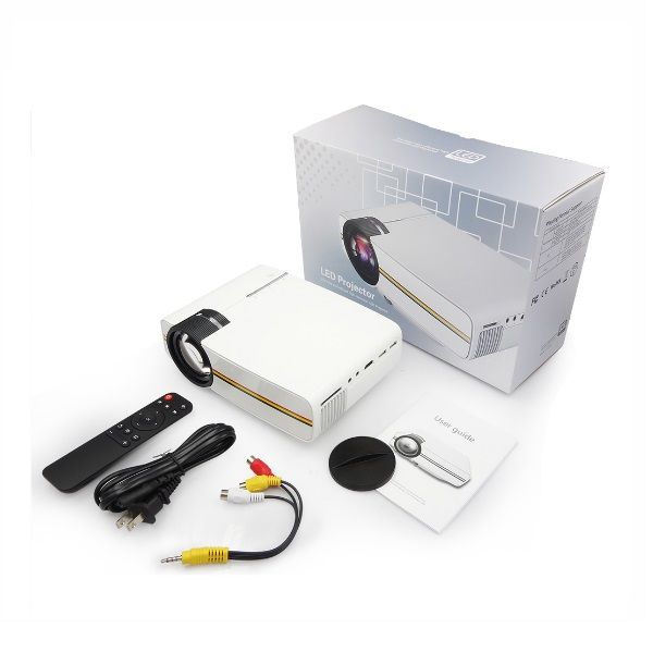 

yg400 multimedia portable mini led projector 1000 lumens home theater pc usb hdmi av vga sd for home cinema projector