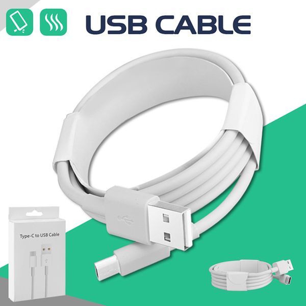 

high speed usb cable usb c type c sync data charging cords for samsung lg huawei moto universal cellphone with retail box