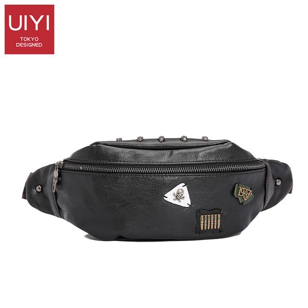 

casual street mobile phone bag waist bag outdoor cycling backpack shoulder japanese male leather diagonal small chest