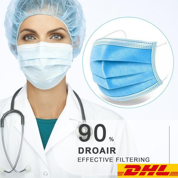 

в наличии!одноразовые маски для лица одноразовые 3 слоя пылезащитная маска для лица защитный чехол маски набор антипылевая маска бесплатная