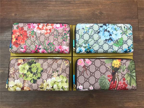 

3utk single zipper wallet stylish way to carry around money cards and coins famous design men leather purse card holder long business a19, Red;black