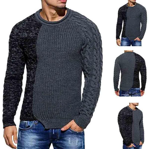 

designer autumn winter new men sweater fashion o-neck patchwork cotton pullover sweater men slim fit long sleeve knitted mens sweaters men, White;black