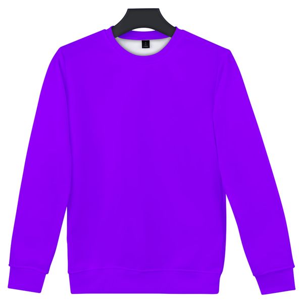 

3d sweatshirts hoodies men's sweatshirts custom colourful gradient capless hoodie men solid color rainbow boy/girls purple coats, Black
