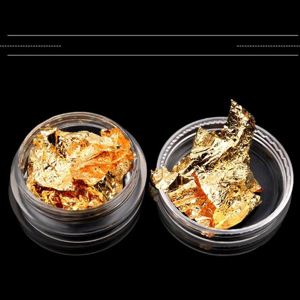 

gold and silver tin foil nail sticker ornament crystal light therapy nail foil paper elegant great popular jewelry, Black