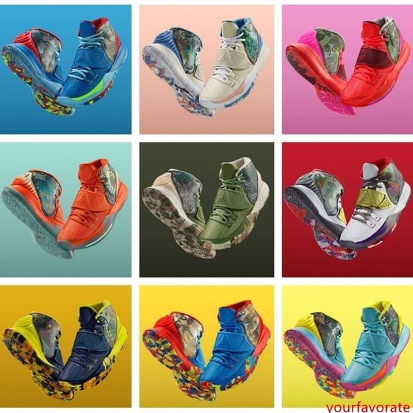 

2020 kyrie mens pre-heat shanghai beijing jet black basketball shoes 6 designer irving 6s nyc miami houston heal the world sports sneakers