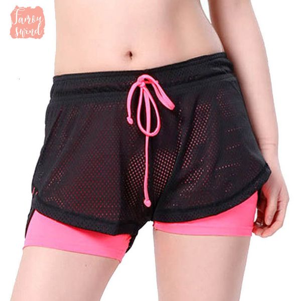 

женский двойной летний слой шорты женские узкие фитнес шорты женщины упругие шорты повседневные joggings pantalones cortos mujer, White;black