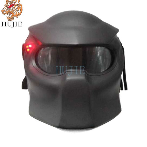 

helmet carbon fibre motorcycle iron man full mask racing black protect matte black