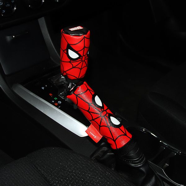 

mix] 10set universal the pu leather car handbrake grips sleeve/gear shift knob sleeve covers marvel auto interior