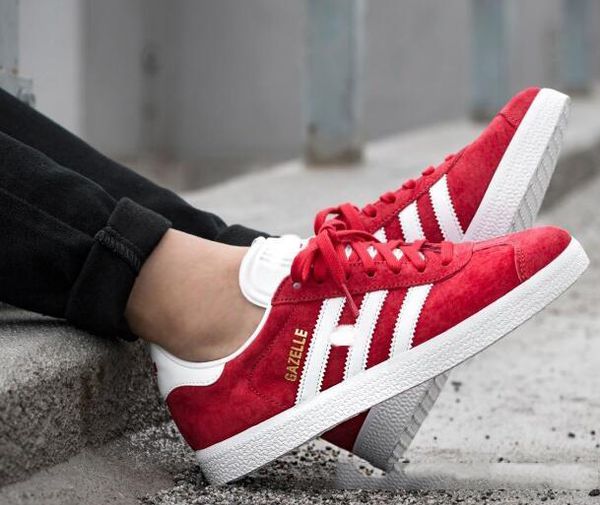 

2018 gazelle vintage ca ual lover hoe campu pop girl and boy gazelle og flat uper tar ca ual neaker, Black