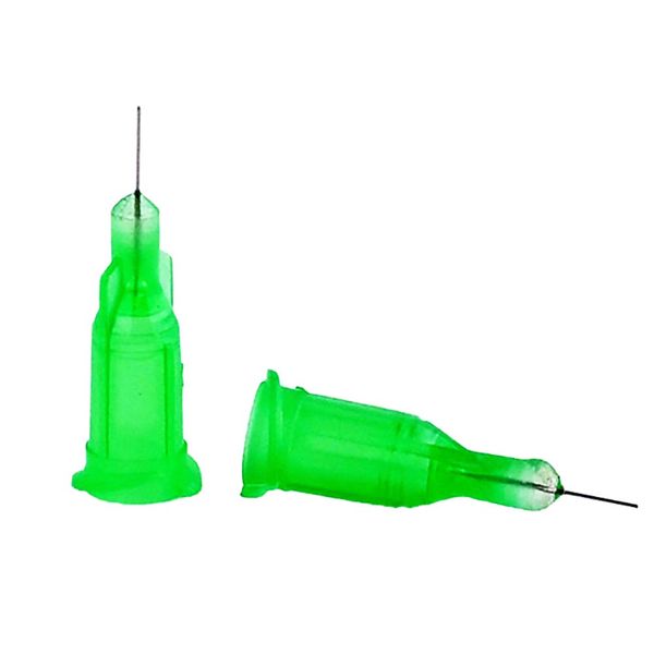 

wholesale 34g w/ iso standard dispensing needles pp luer lock hub 0.25-inch tubing length precision s.s. dispense blunt tips