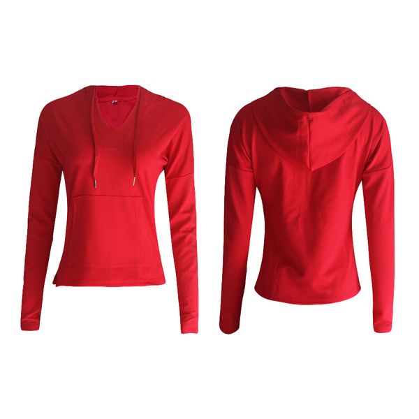 

motion yoga jacket self-cultivation woman long sleeve speed do yoga bodybuilding serve woman even hat run t, White;red