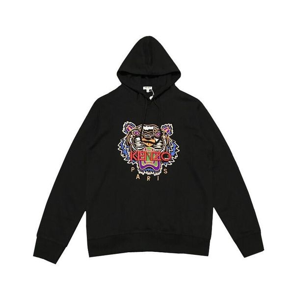 

solid color sweater ladies cotton solid color ring stripes letter bear print casual shirt long-sleeved sweater tiger head embroidery--8, White