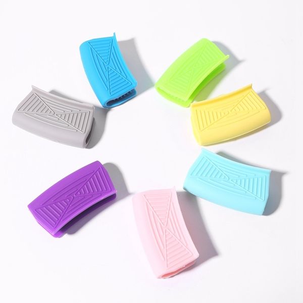 

silicone heat insulation oven mitt glove casserole ear pan pot holder resistant oven grip anti-pot clip kitchen accessories