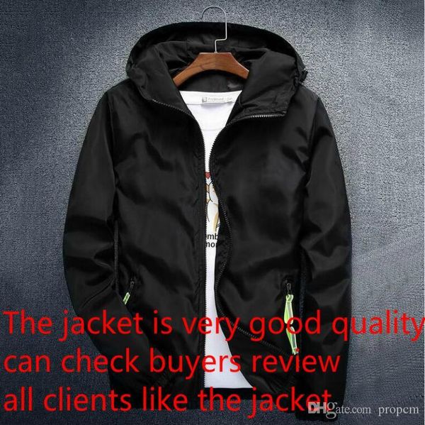 

fashion brand mens jackets coat autumn hooded designer jacket with letters windbreaker zipper hoodies for men sportwear outdoorwear clothing
