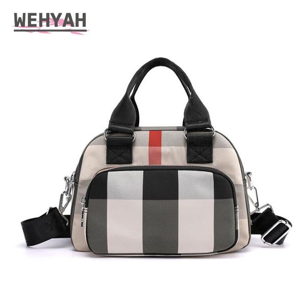 

wehyah anti-thief women crossbody bags for woman totes bag plaid clutch handbags women bags handbag purses zy063