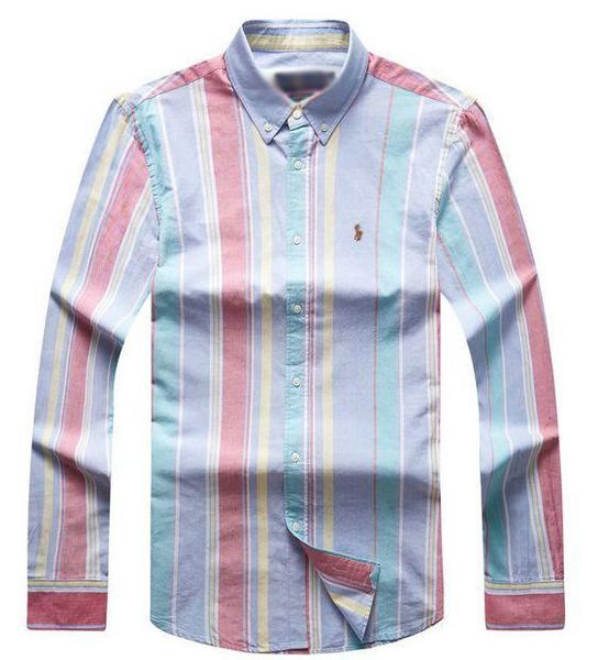 

ralph polo lauren brand mens shirt designer new men shirts classic fashion striped shirt casual pullover cotton shirt, White;black