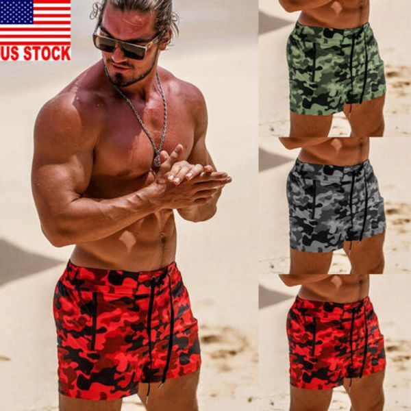 

quick dry beach short men swim camo shorts swimwear swimming trunks underwear running boxer briefs pants running gym short