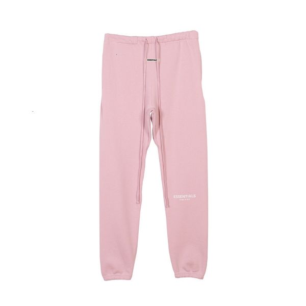 

2020 fog fear of god essentials pants 3m reflective letter printing track drawstring fashion street trousers sport dropshipping, Black