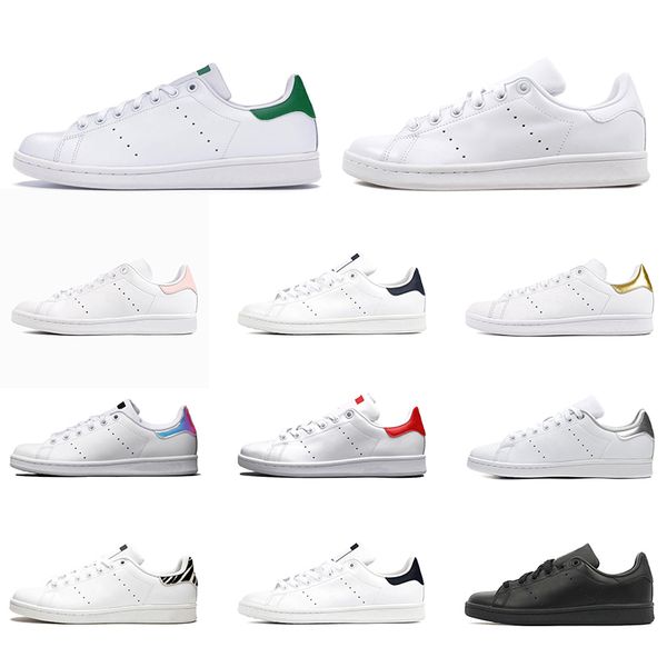 

fashion smith men women platform sneakers green black white navy red rainbow stan mens womens casual leather shoes outdoor walking hiking